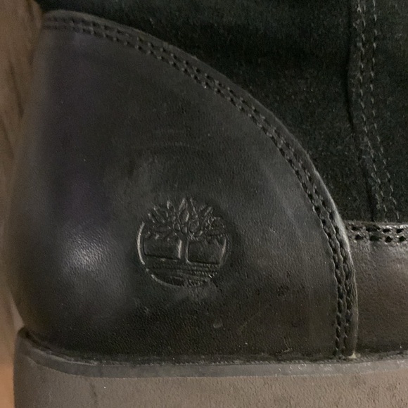 Timberland women’s 8 1/2 suede & leather tall boots - Picture 3 of 11